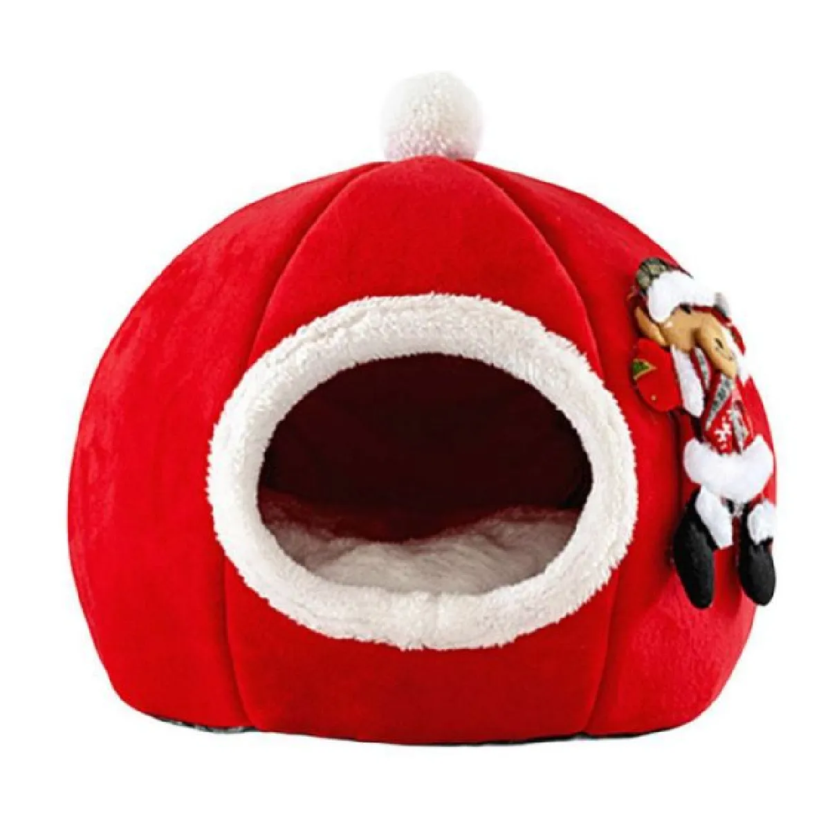 Meilleurs prix pour Lit de Noël en Peluche - Gris