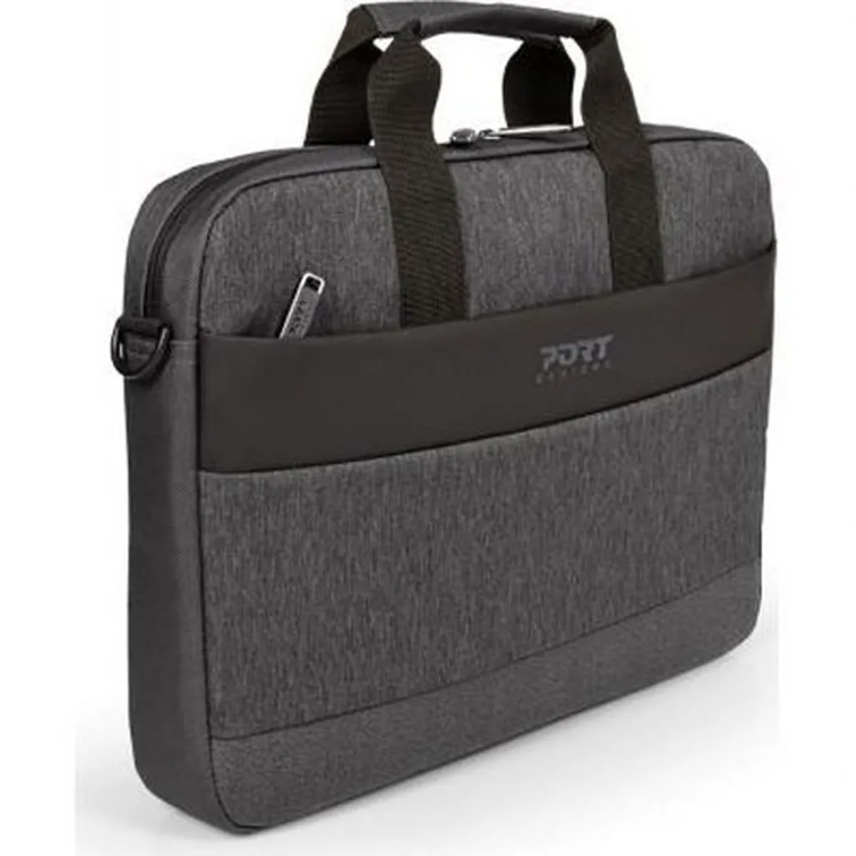 PORT DESIGNS Port Sacoche Boston 15,6'' - Gris chin&eacute;