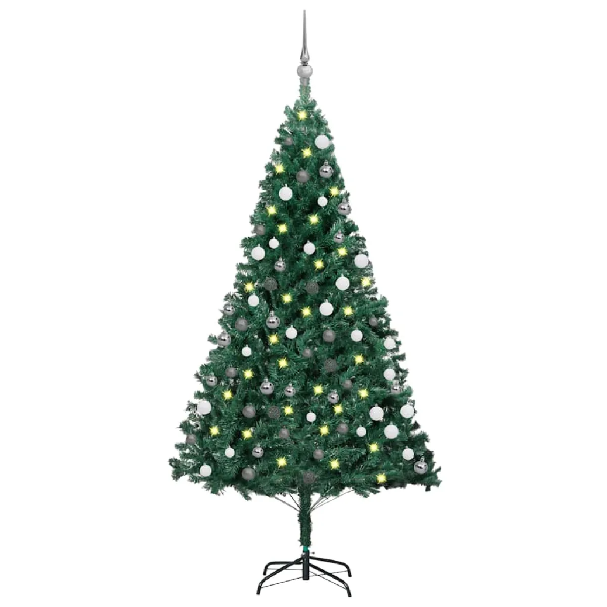 vidaXL Arbre de Noël pré éclairé 150 cm - vue 2