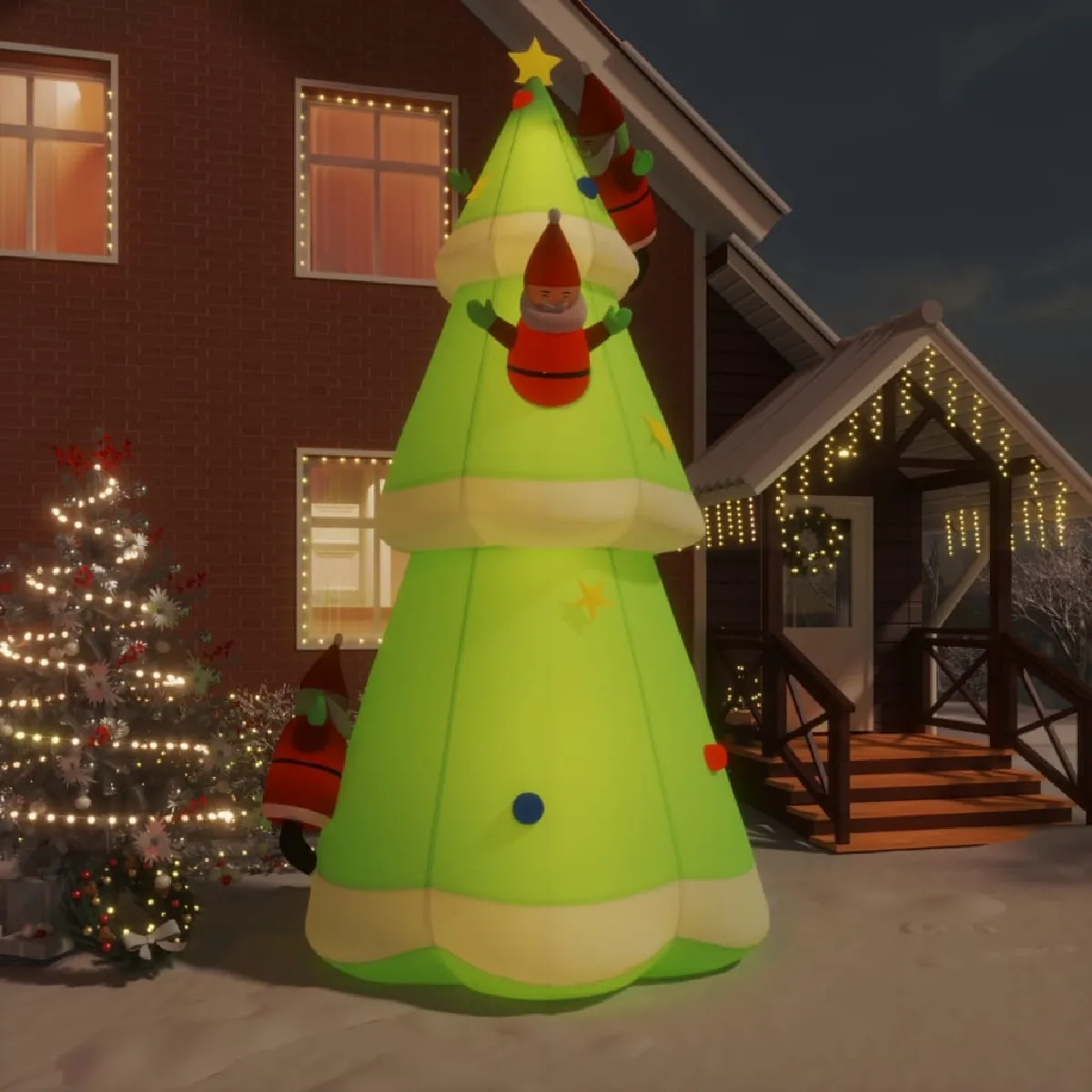 Vidaxl Arbre De Noël Gonflable Avec Led 500 Cm