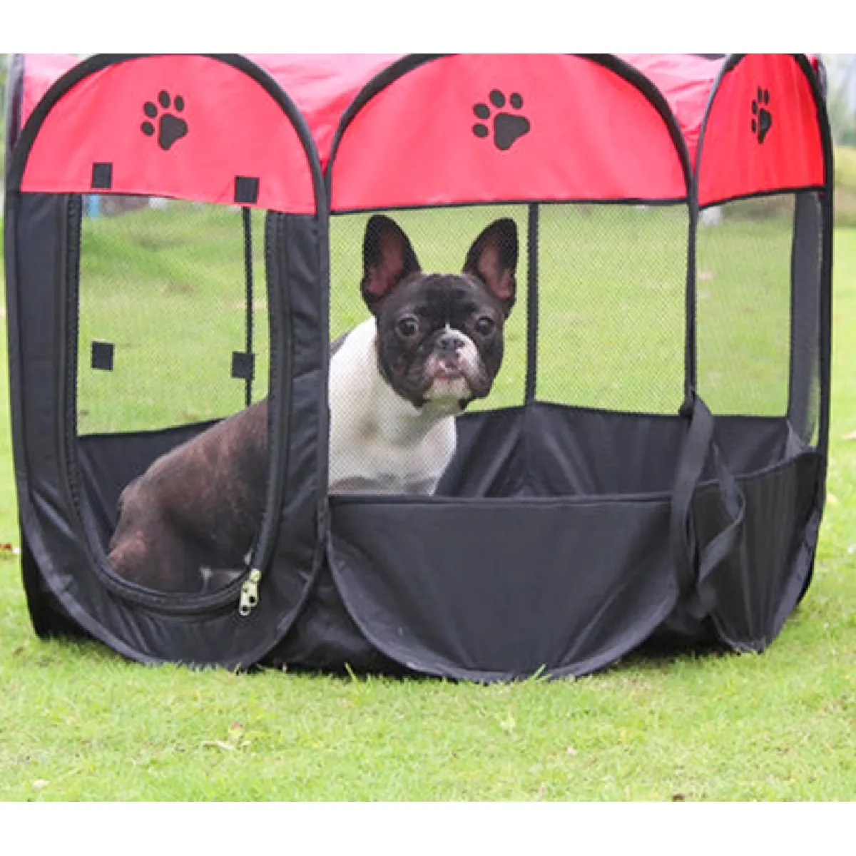 Meilleurs prix pour Tente Lit Pliable pour Animaux - Universal - Rouge