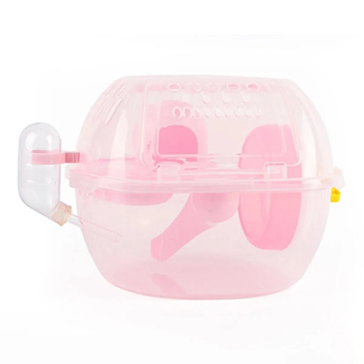 Comparer les prix de Cage pour Hamster en Plastique Transparent - Rose