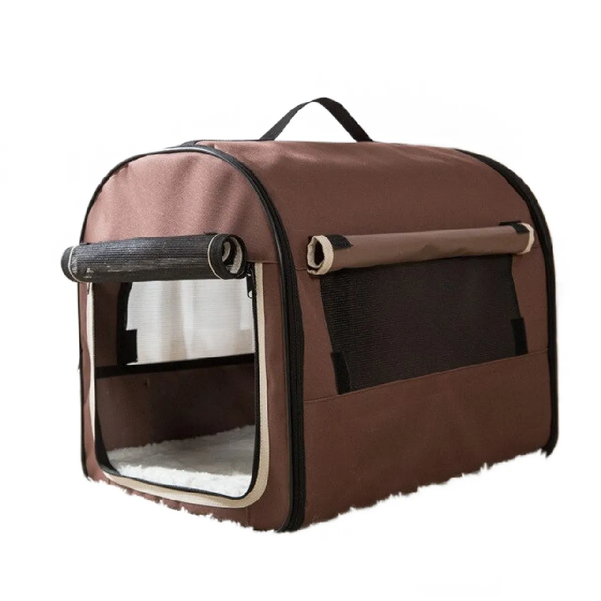 Meilleurs prix pour Chariot pour animaux pliable - Noir