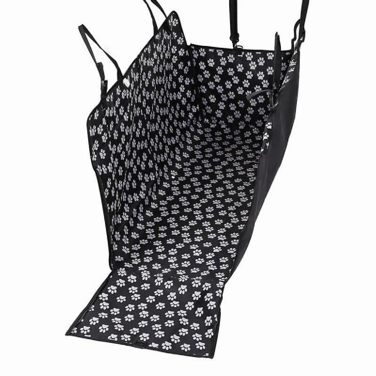 Comparer les prix de Tapis de siège de voiture pour chien, Noir, 130x150x38cM