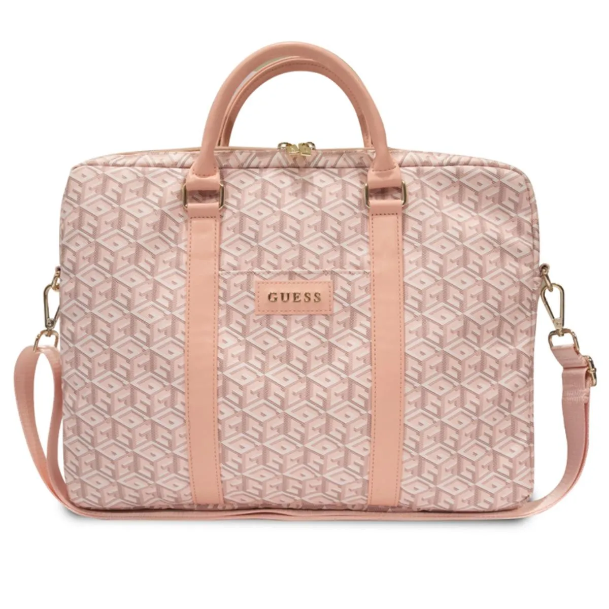 Guess Rose Sacoche Pour Ordinateur Portable 16'' Modèle G Cube - Neuf - Image 3