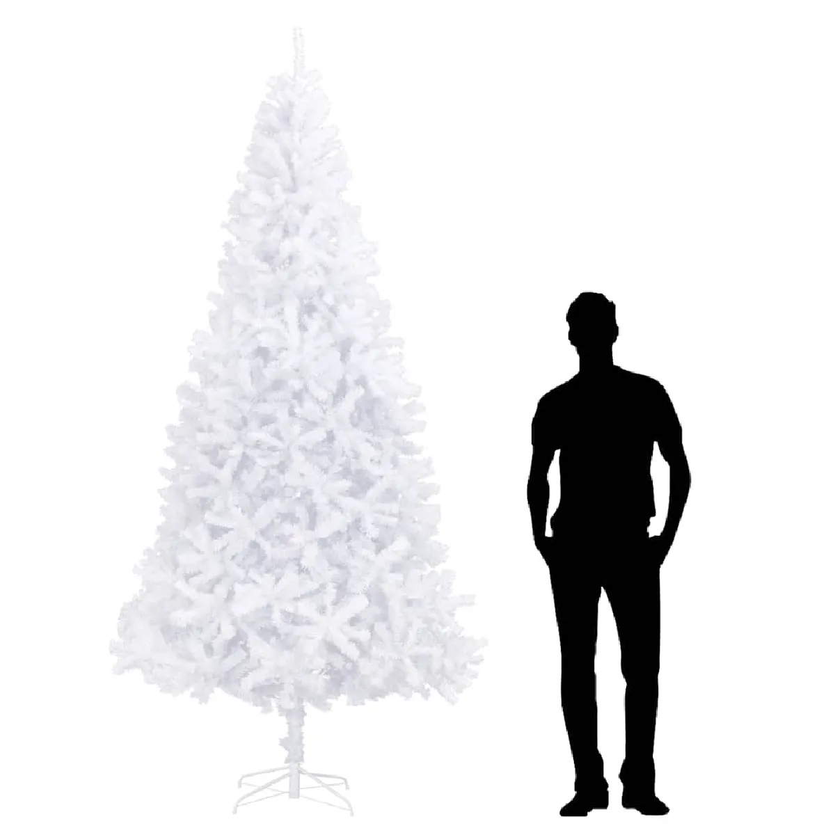 Non Communiqué Blanc Sapin De Noël Artificiel 300 Cm - Image 3