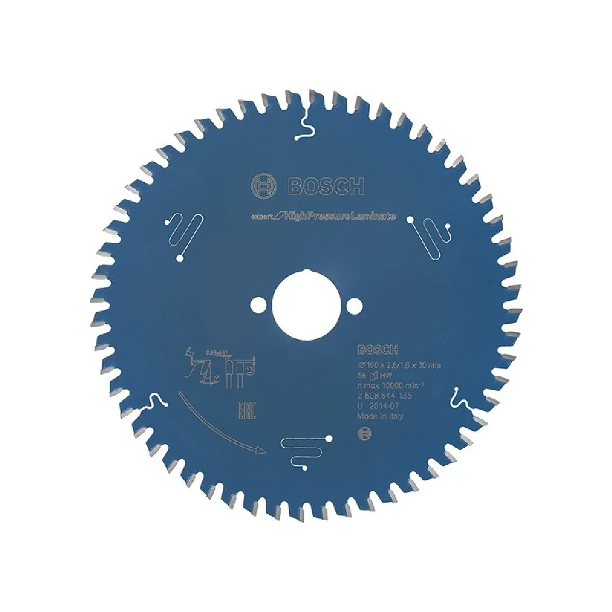 BOSCH Lame scie circulaire Expert HPL 190x30 mm