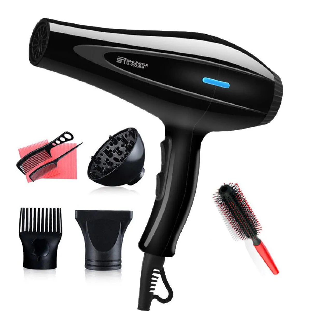 Sèche-cheveux professionnel ionique - Noir