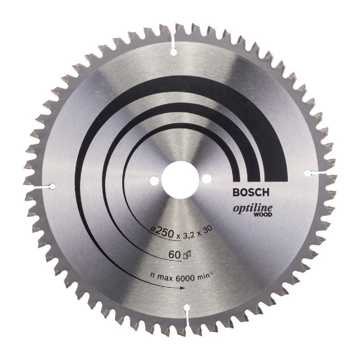 BOSCH Optiline Wood Ø 250 mm 60 dents - vue 2