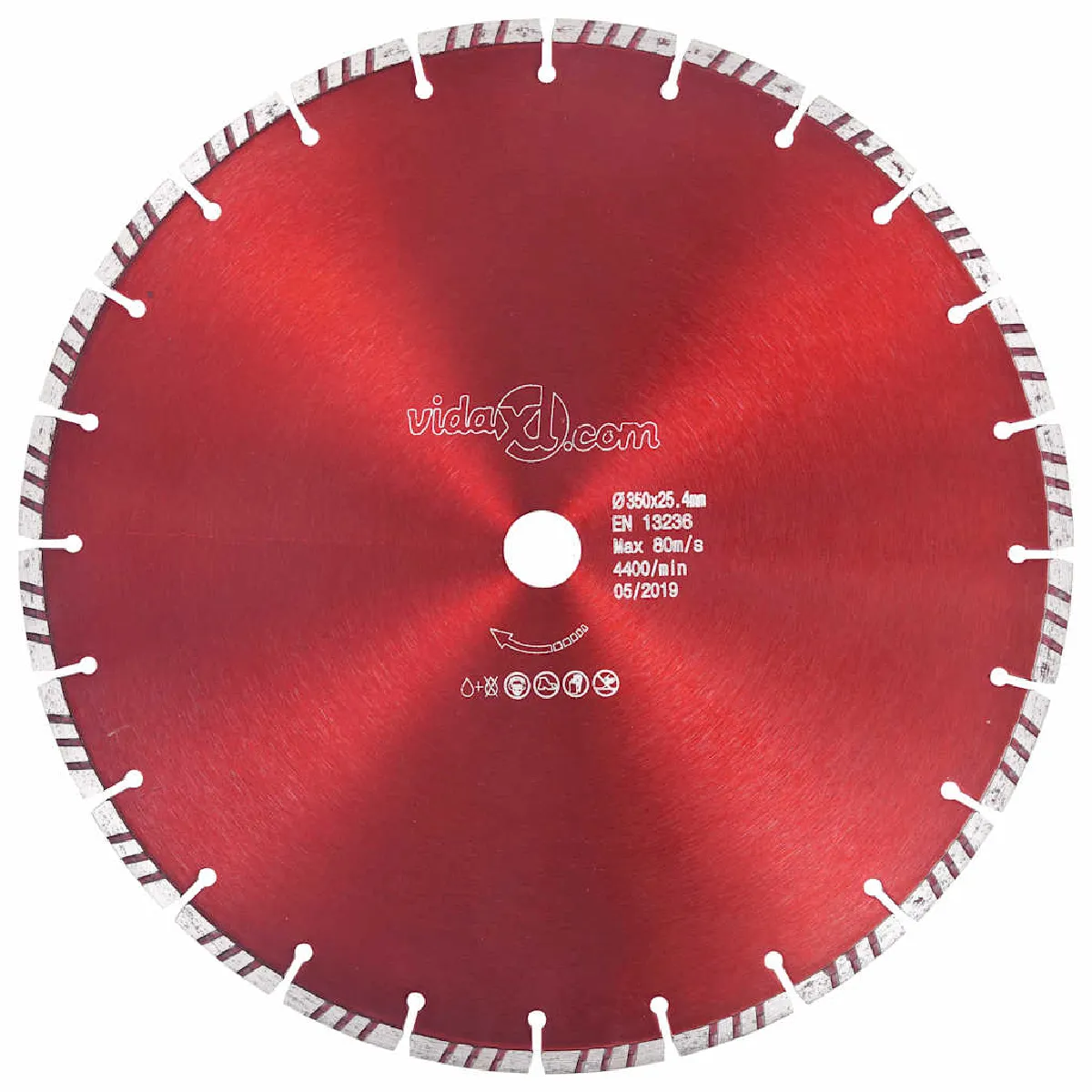 Vidaxl Disque De Coupe Diamanté 350 Mm