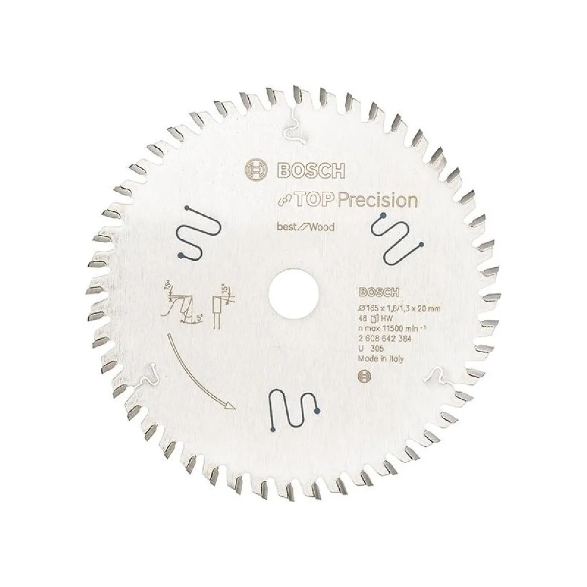 Bosch Lame de scie circulaire Pre W 165x20mm