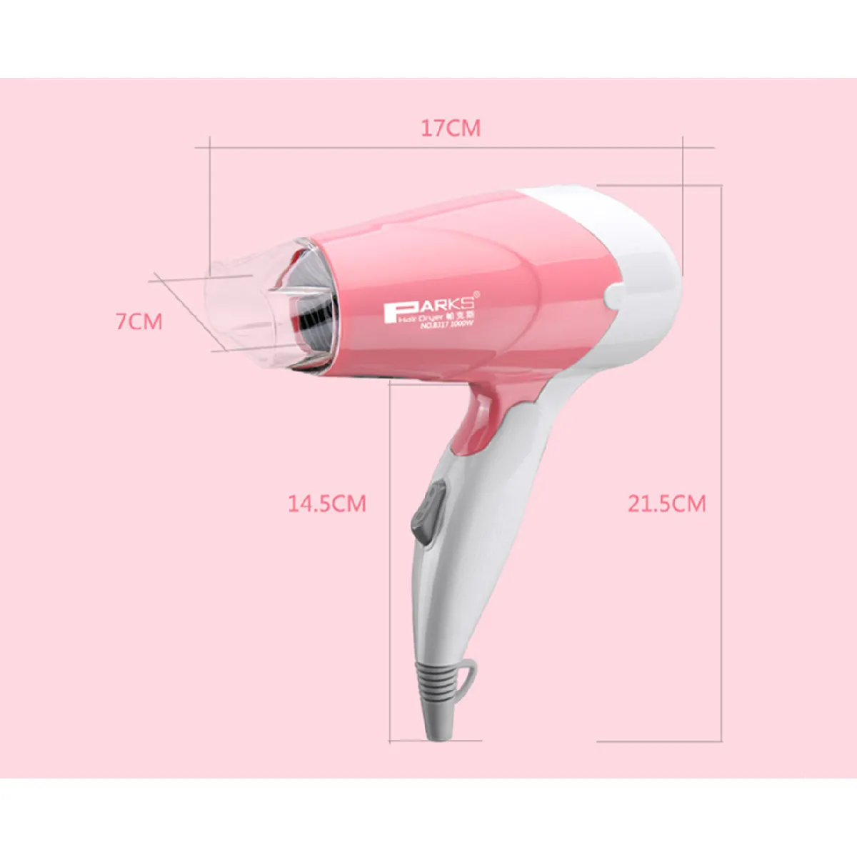 Sèche-cheveux De Voyage Adler Pliable – Compact, 1200W, 2 Vitesses, Buse Orientable, Garantie 3 Ans