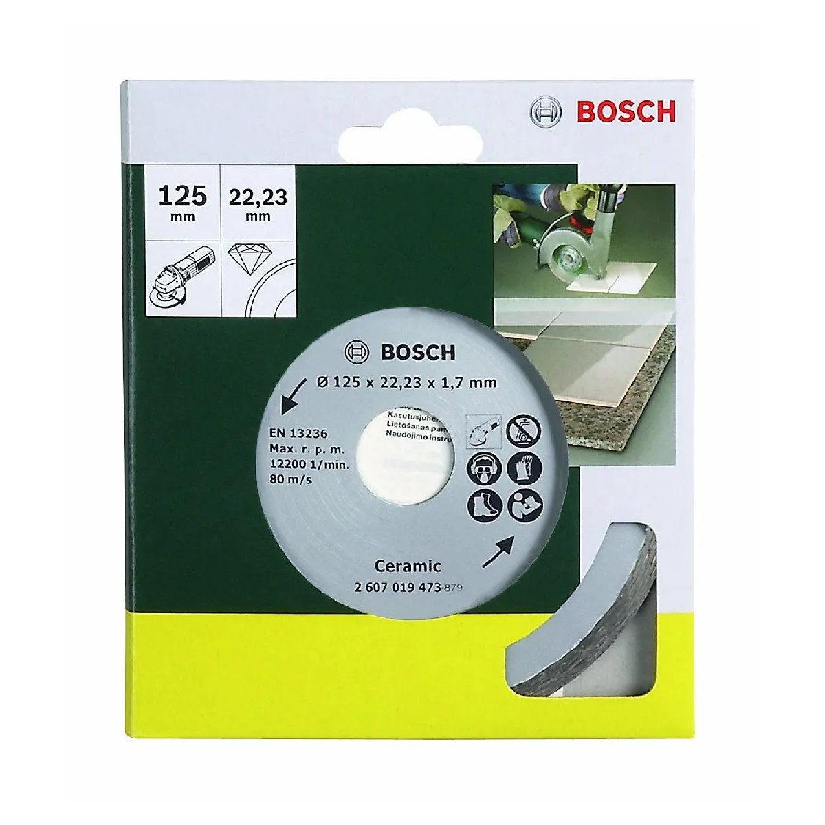 BOSCH Disque tronçonner diamant carrelage Ø 125 mm