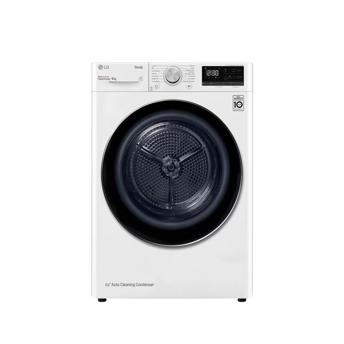 LG sèche linge 9 kg avec pompe à chaleur RH9V50WH