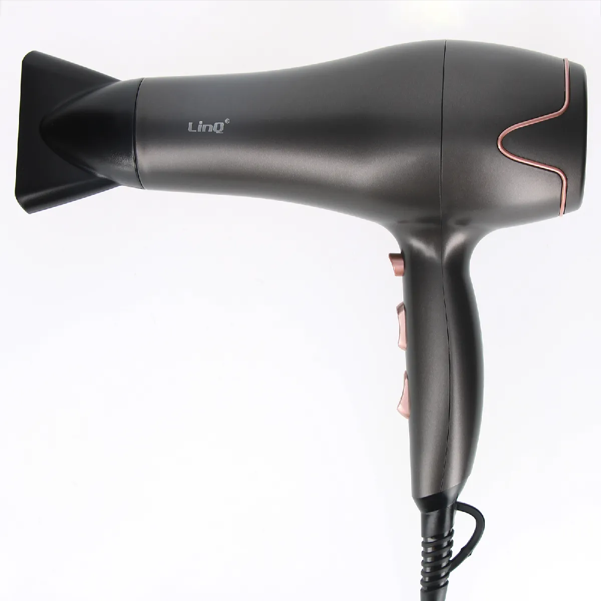 Linq Noir Carbone Sèche-Cheveux Professionnel 2400W Carbone - Neuf - Image 2