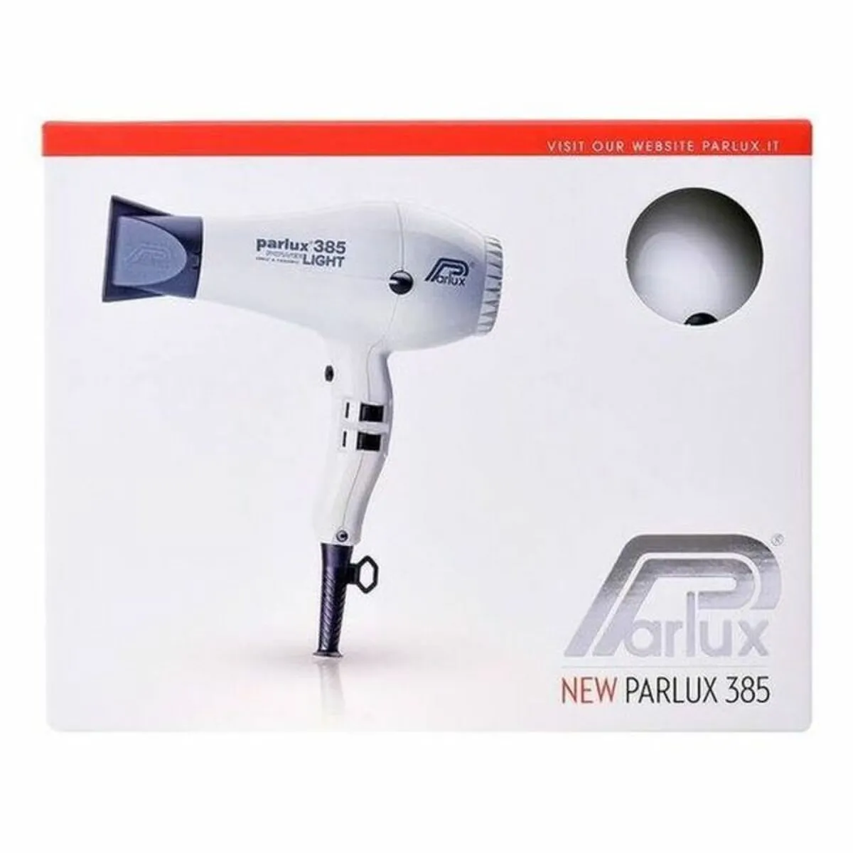 Sèche-Cheveux Parlux 385 Power Light Ionic & Ceramic White Pièce Taille 1 - Image 3