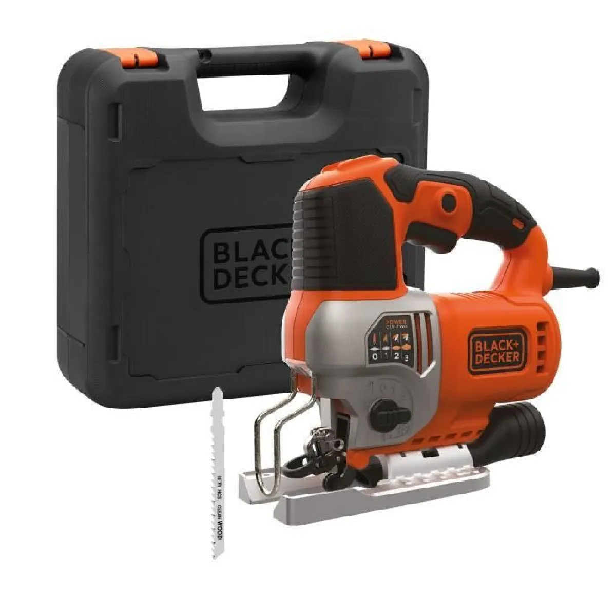 +DECKER Scie Sauteuse Filaire AUTOSELECT BES610K QS Boîte De Rangement - vue 2