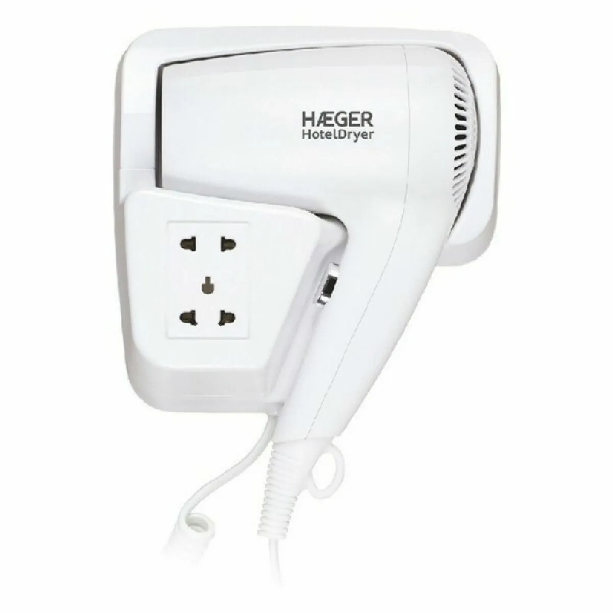 Haeger - Sèche-cheveux - Hotel Dryer - 1200W - Blanc - Image 2