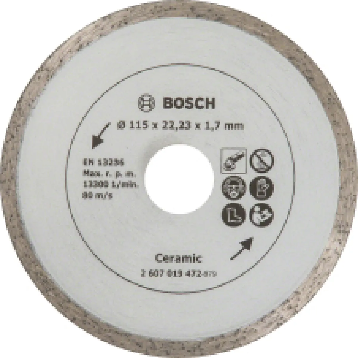 Bosch Disque à tronçonner diamant carrelage 115 mm