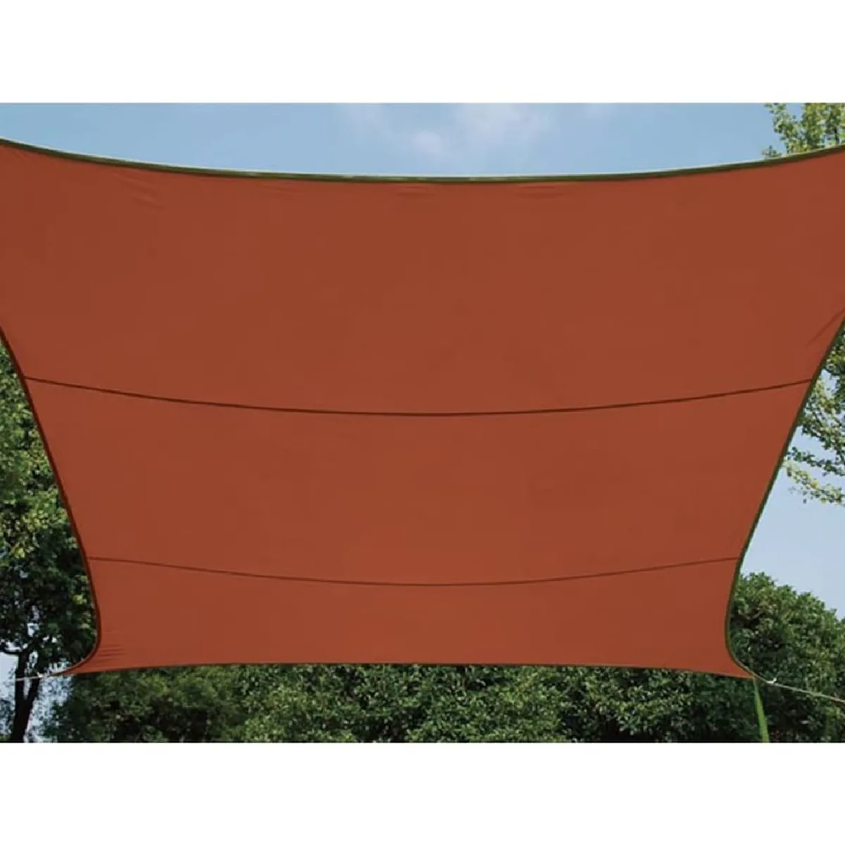 Perel Voile solaire 3 6x3 6 Terracotta