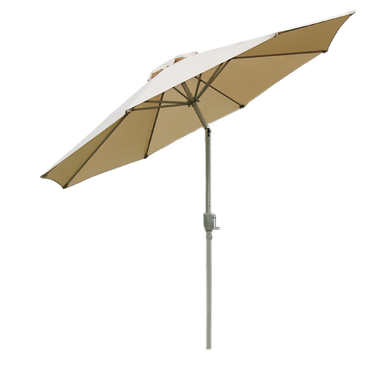 Decoshop26 Parasol de jardin 3 Crème