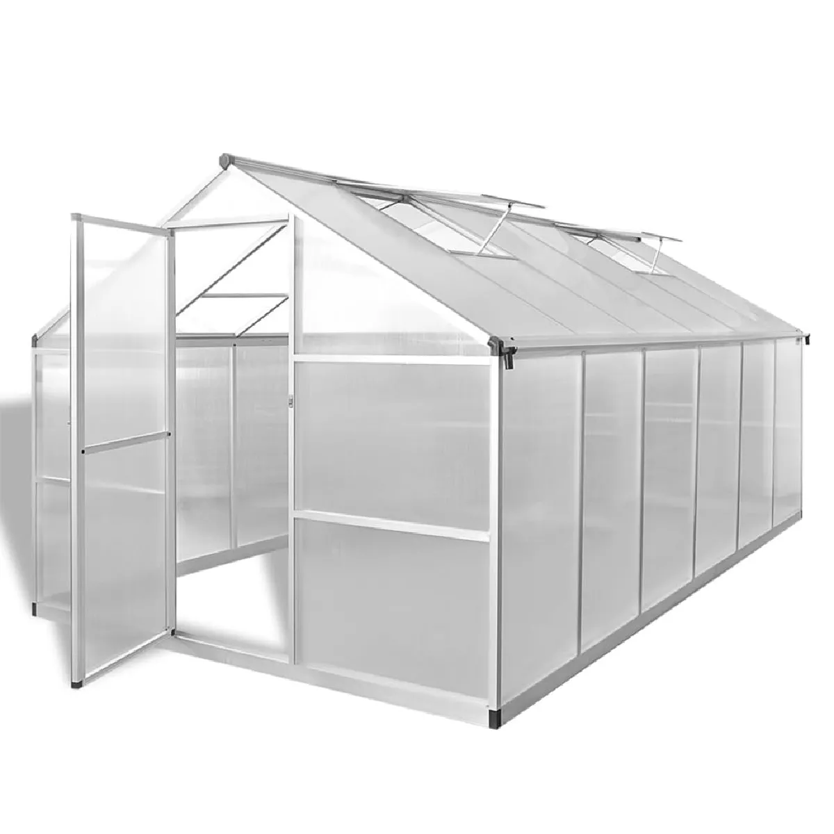 VidaXL Serre Aluminium 9 025 m² Base Incluse