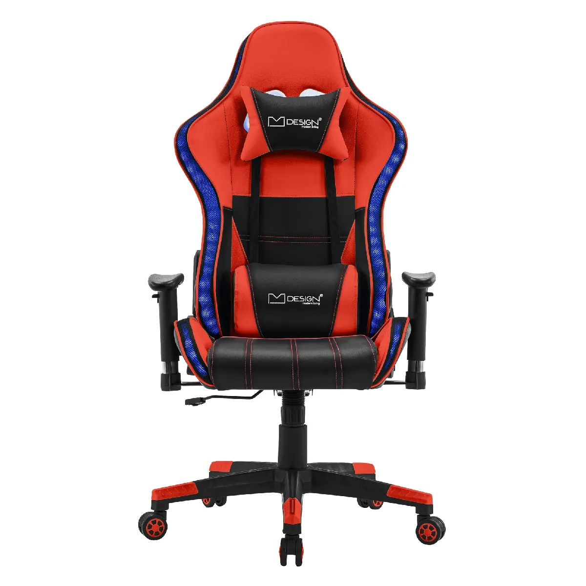 ML DESIGN Ml-design Si&egrave;ge gamer - Noir et rouge