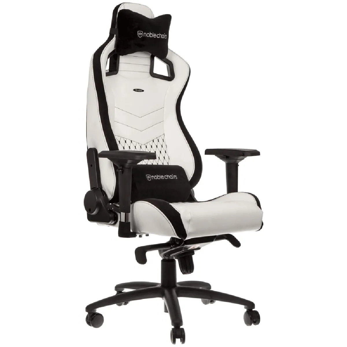 Noblechairs EPIC - Blanc/Noir Noblechairs EPIC - Blanc/Noir