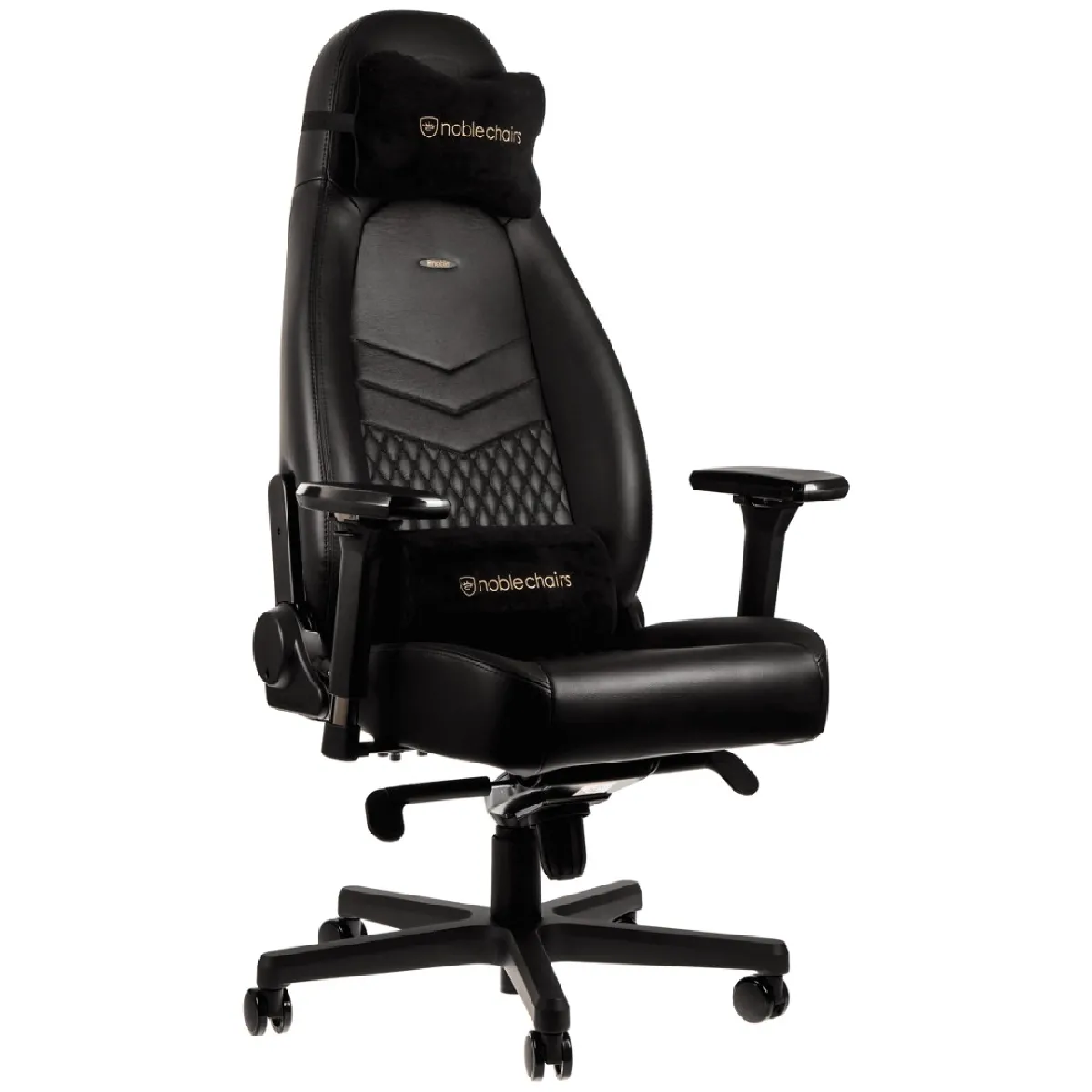 Noblechairs ICON - Vrai Cuir - Noir Noblechairs ICON - Vrai Cuir - Noir