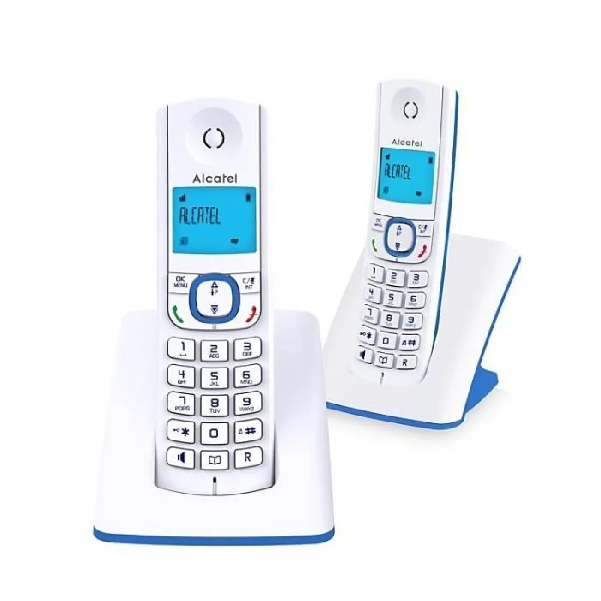 Alcatel Bleu Téléphone Fixe Sans Fil