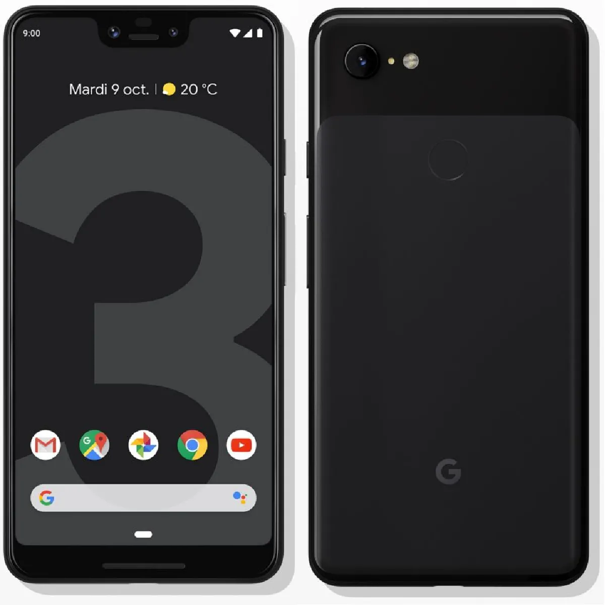 GOOGLE  Pixel 3 XL - Noir