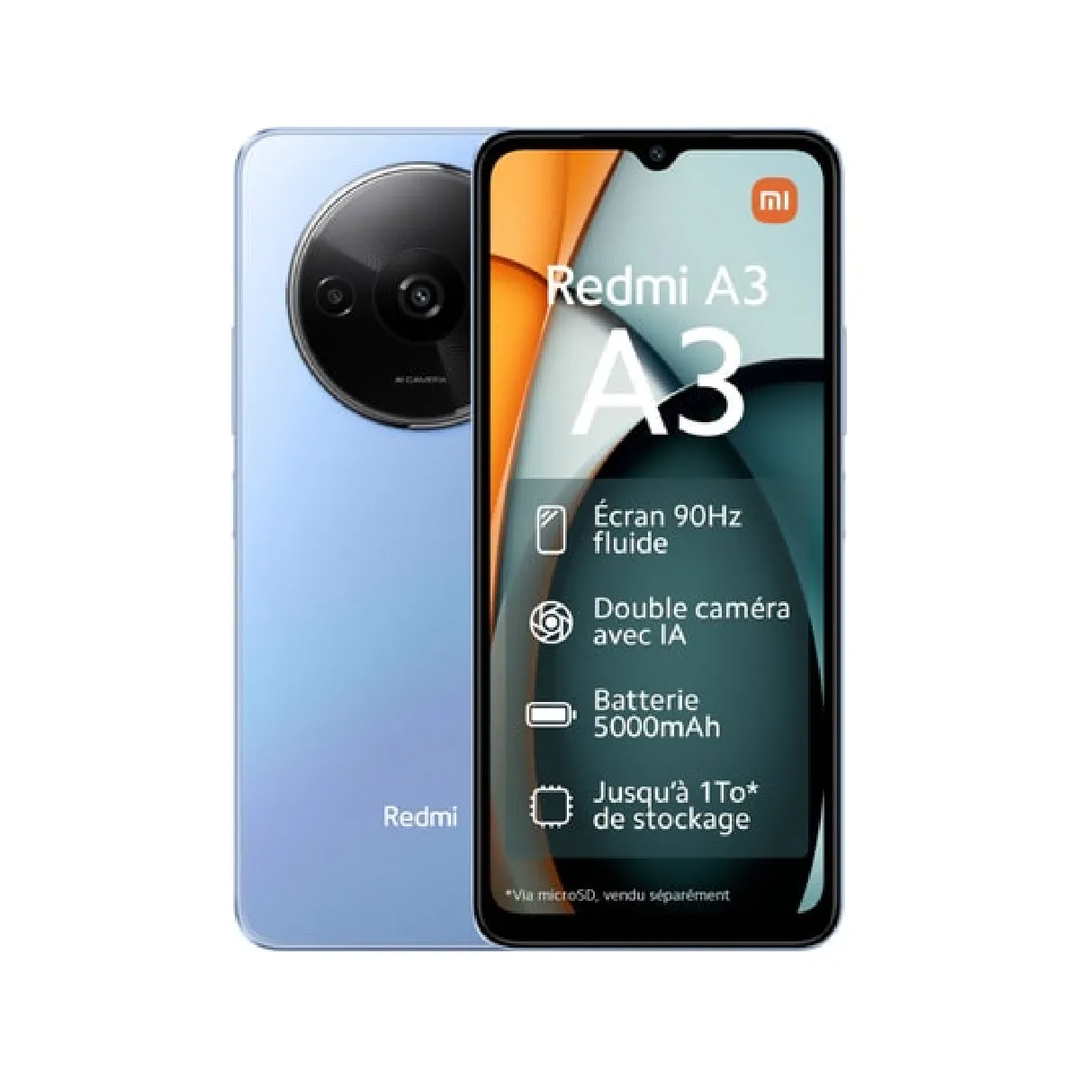 Xiaomi Redmi A3 - 6.71 128 Go - Bleu