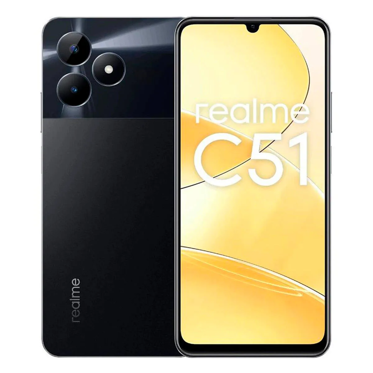 realme C51 17 1 cm 6.74' Double SIM Android 13 4G USB Type C 6 Go 5000 mAh Couleur - vue 2