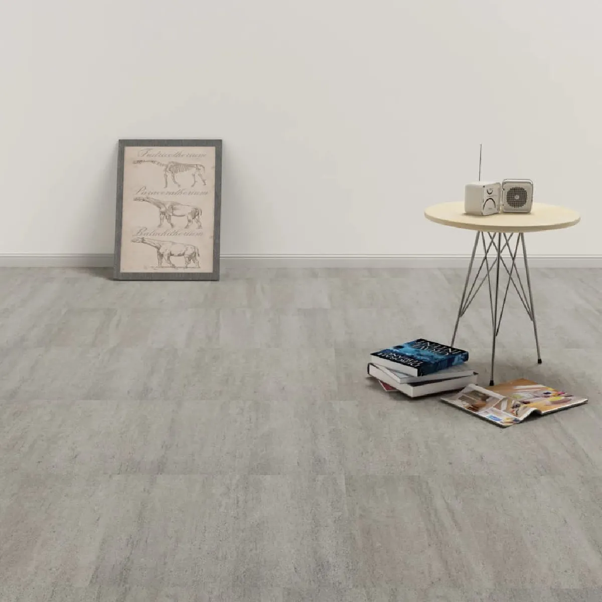 vidaXL Planche de Plancher Autoadhésif Revêtement de Sol Dalle de Sol Salon Salle de Séjour Chambre à Coucher Maison 144873 - vue 3