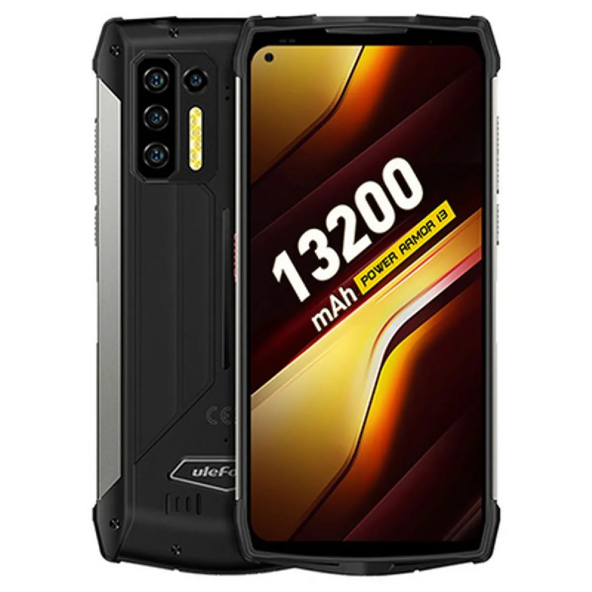 Power armor 13 6.8 pouces mediatek 8go 256go 13200mah android 11 noir