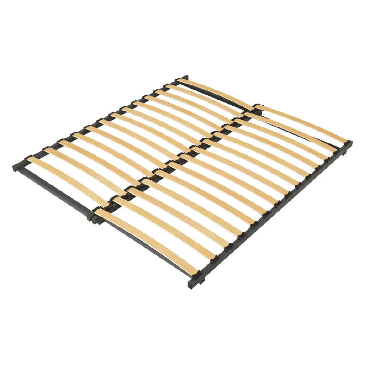 EBAC  Sommier cadre &agrave; lattes extensible - Gris