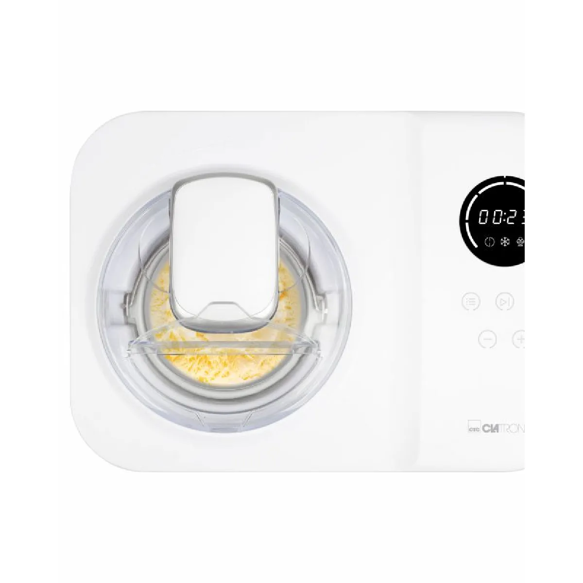 Sorbetière Clatronic ICM3799 – 1L – Machine à Glace Blanche – Neuf