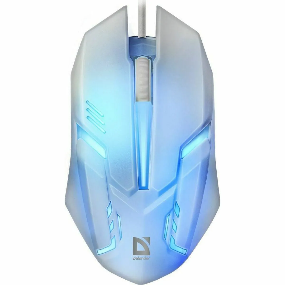 Souris Gaming DEFENDER Cyber MB-560L Blanc R&eacute;tro&eacute;clairage 7 Couleurs