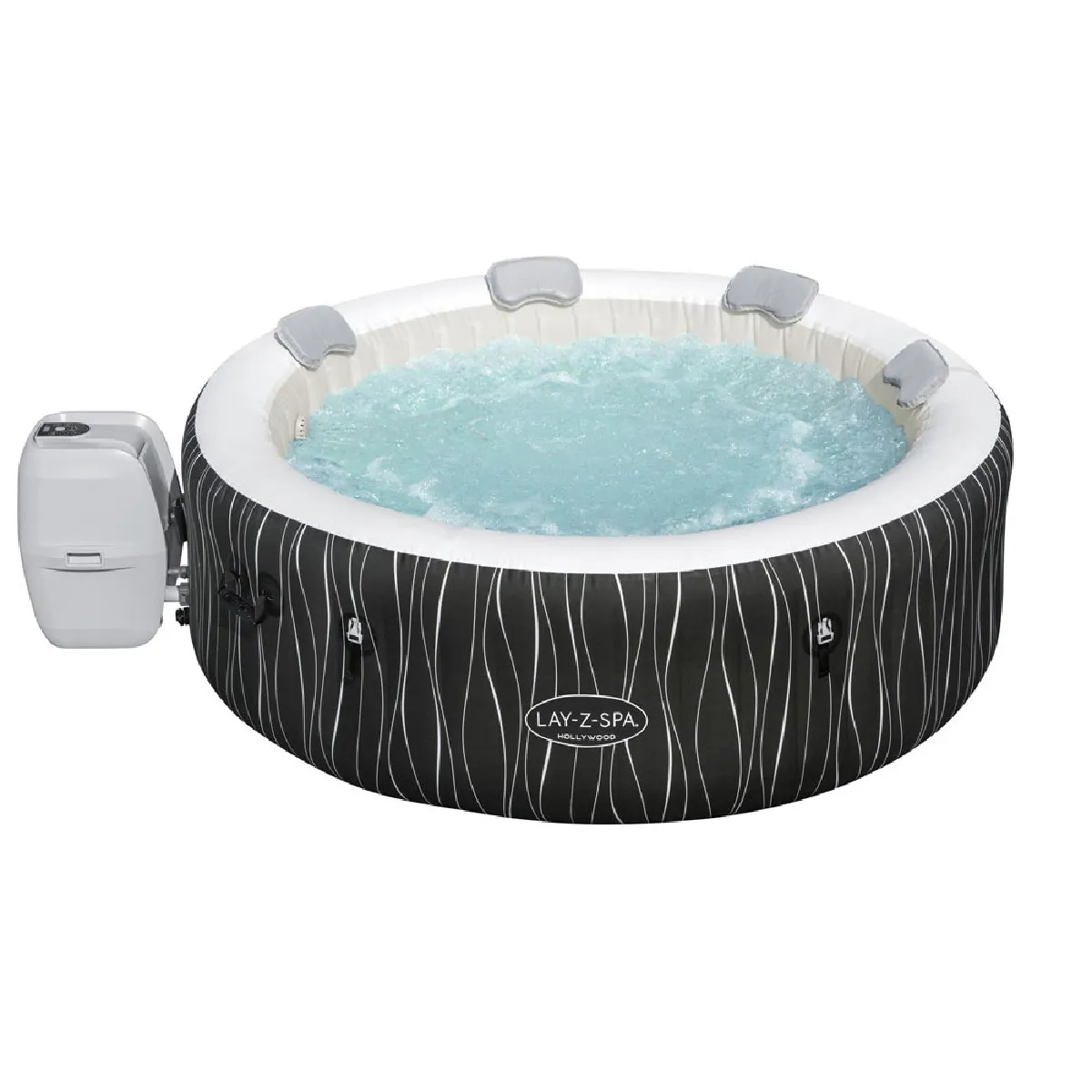 Spa gonflable rond hollywood airjet 4 à 6 personnes - 60059 - Lay-z-spa - BESTWAY