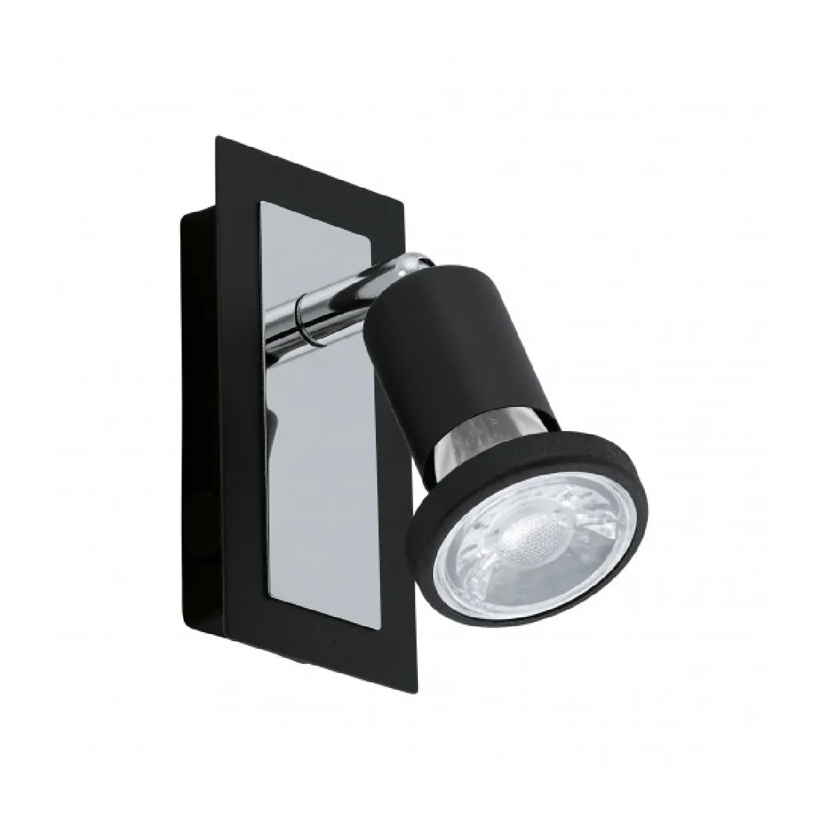 EGLO  Sarria Spot Acier Applique Murale 5W Noir Chrome