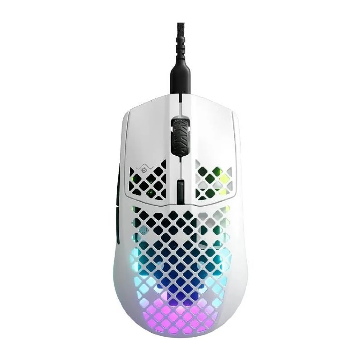 STEELSERIES Souris gaming  aerox 3 (2022) snow edition blanc STE5707119043212