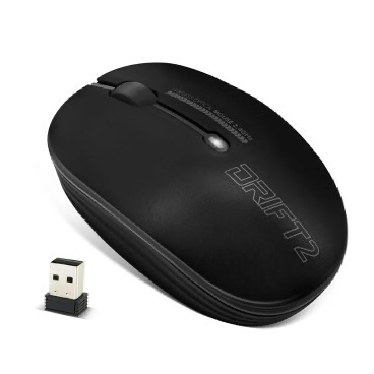 Non Communiqué Noir Suza Advance Drift 2 - Souris - Droitiers Et Gauchers - Optique - 3 Boutons - Sans Fil - 2.4 Ghz - Récepteur Sans Fil Usb - Image 5