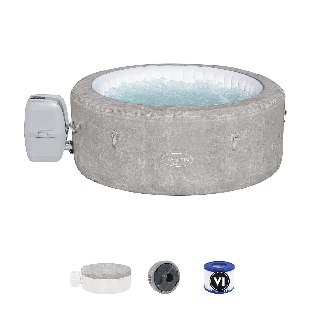 Bestway Lay Z Spa Zurich 4 places - vue 3