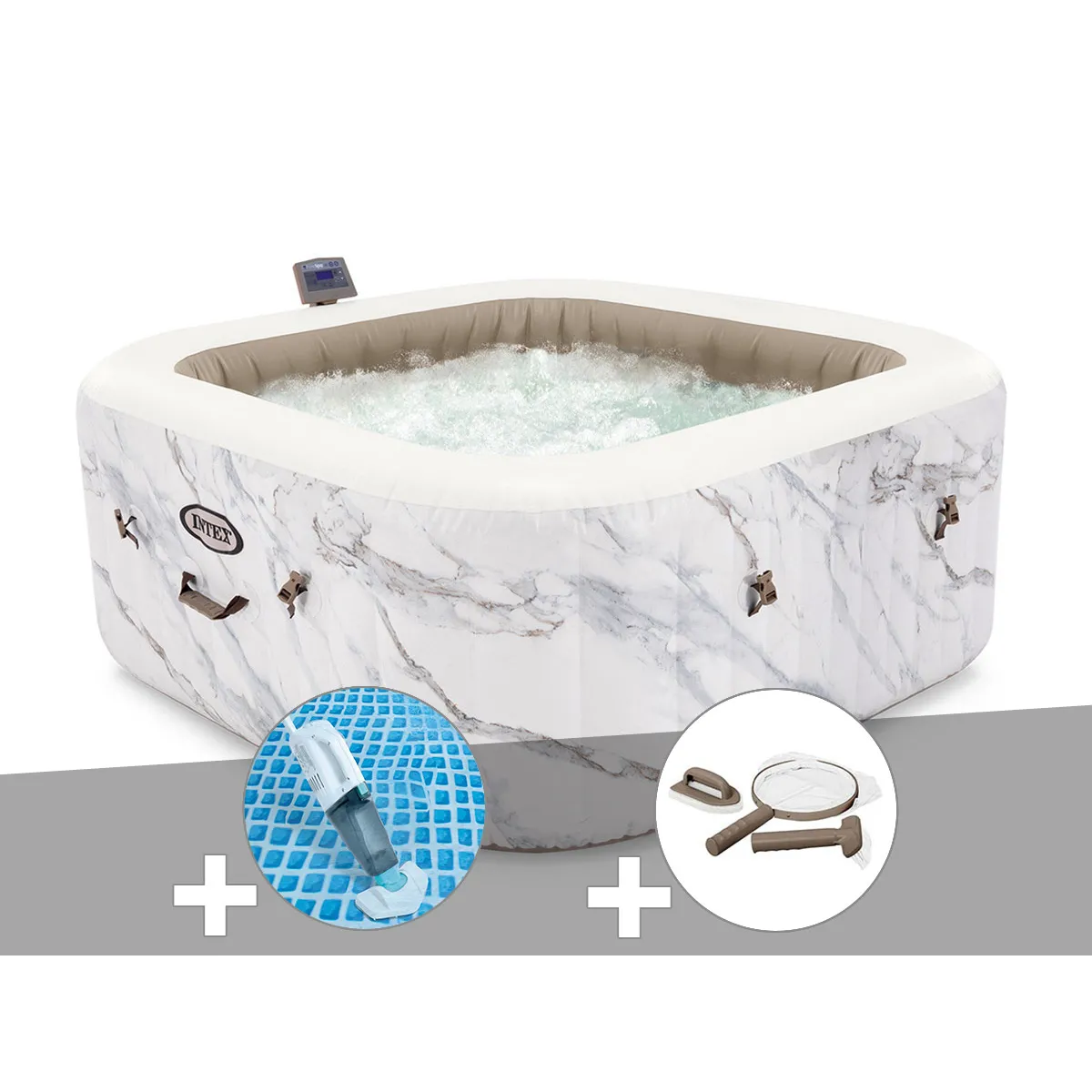 Intex PureSpa Calacatta - Blanc