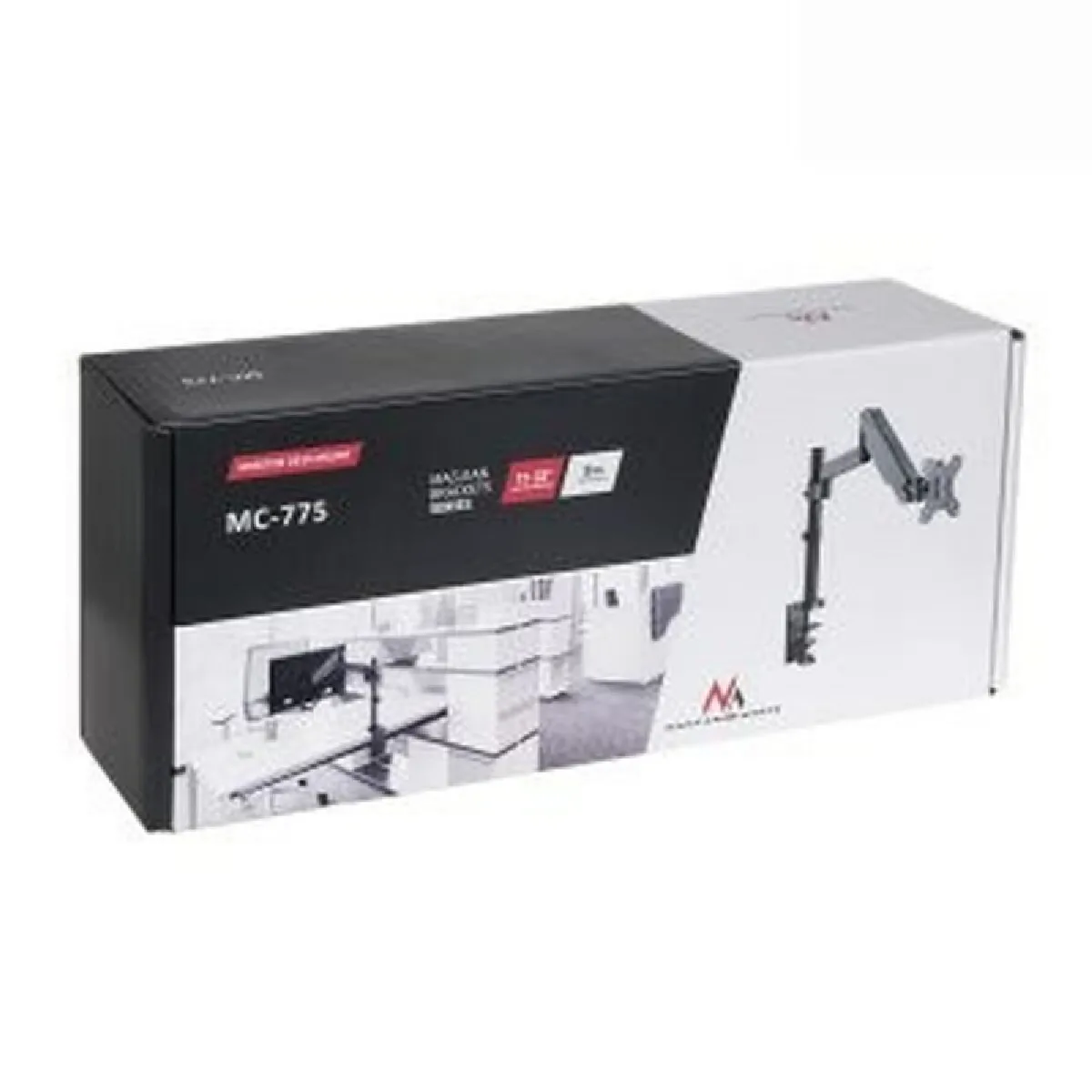 Maclean Gris Support De Moniteur