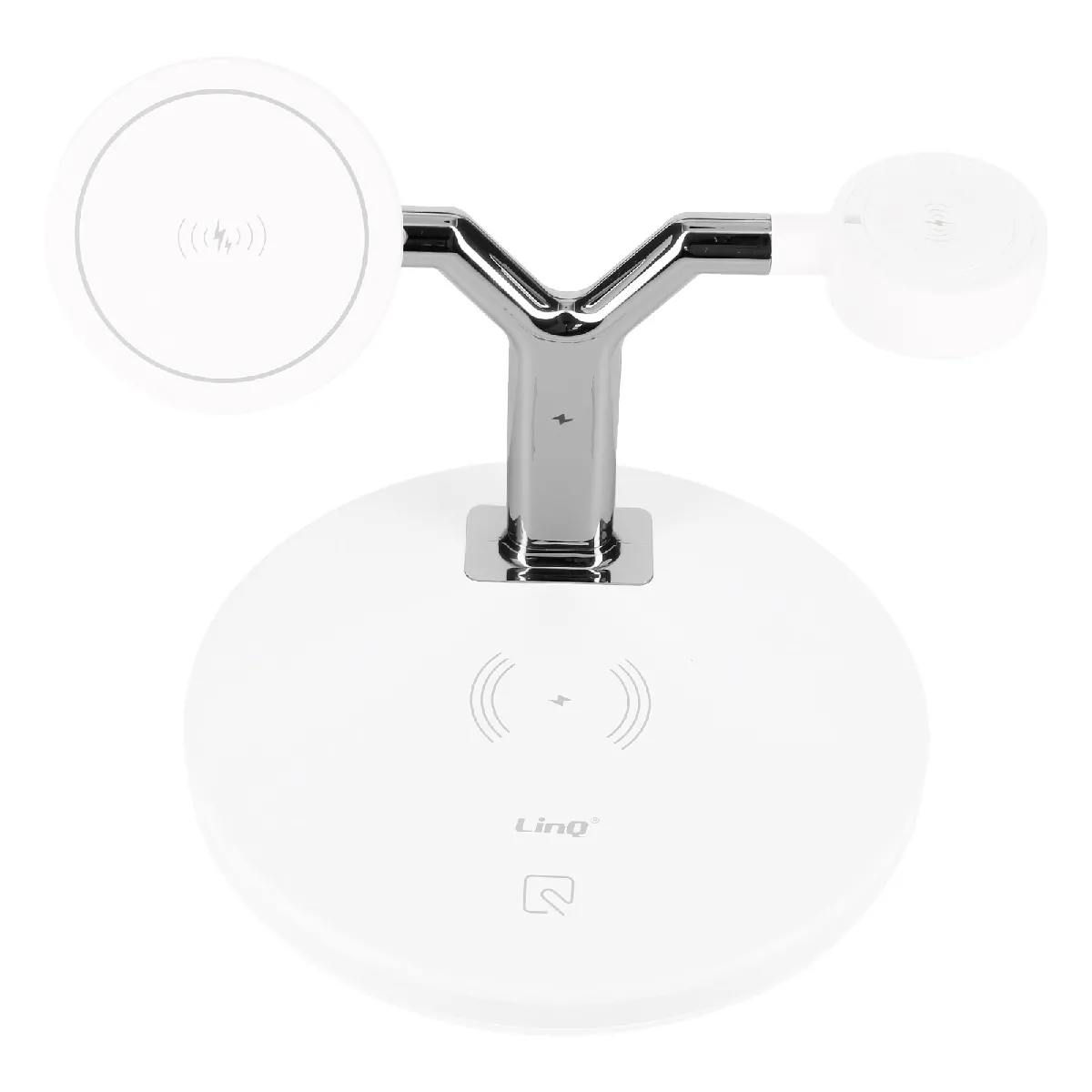 Linq - Station de charge 3 en 1 - 15W - Blanc - Image 2