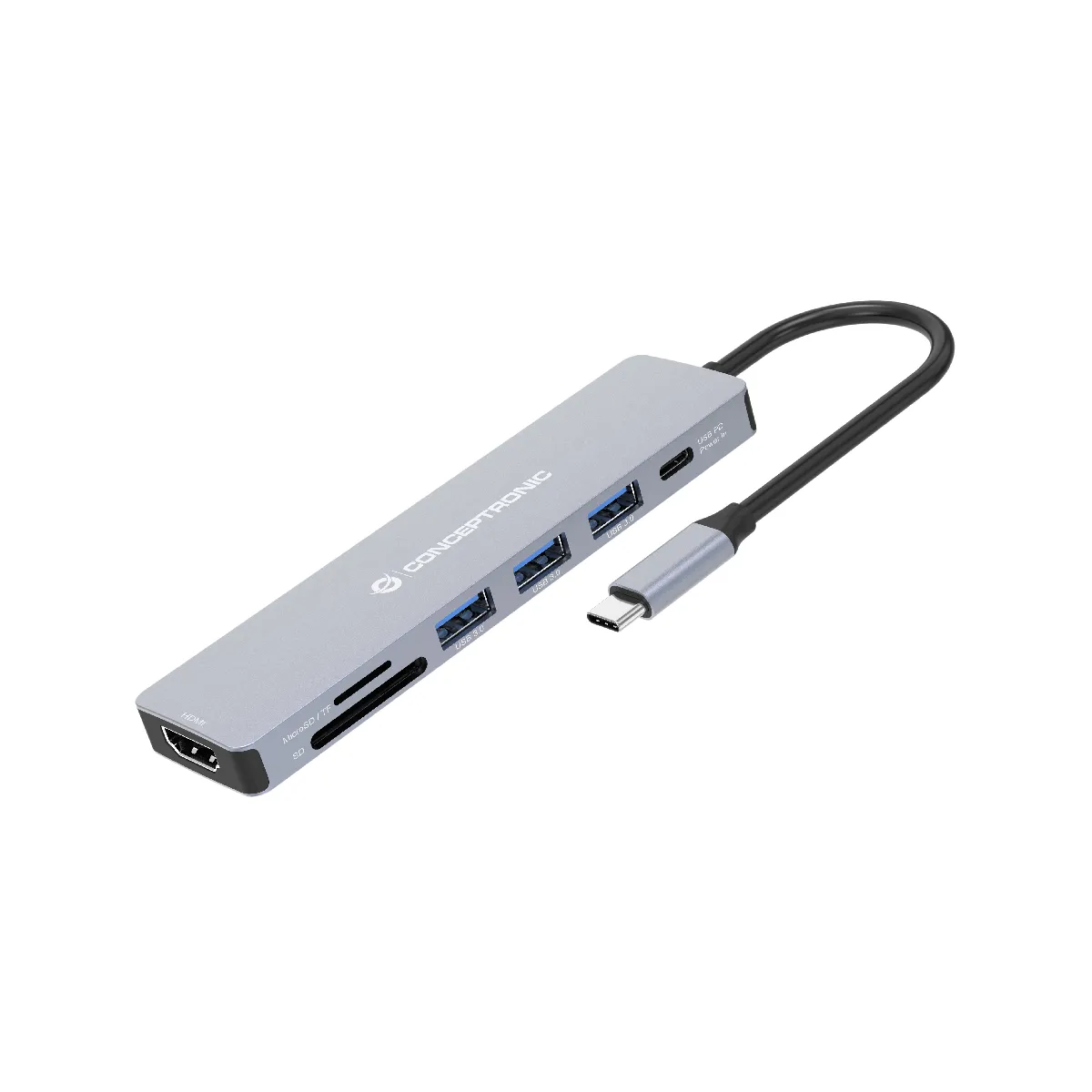Conceptronic Gris Station D'accueil Usb-C - 100 W