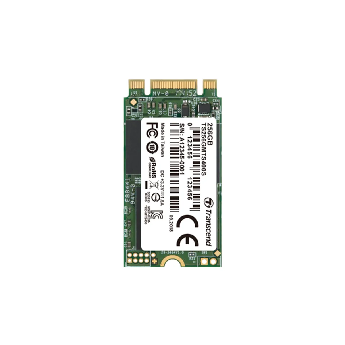 Transcend Noir Mts400 64 Go M.2 Série Ata Iii Mlc - Neuf - Image 4