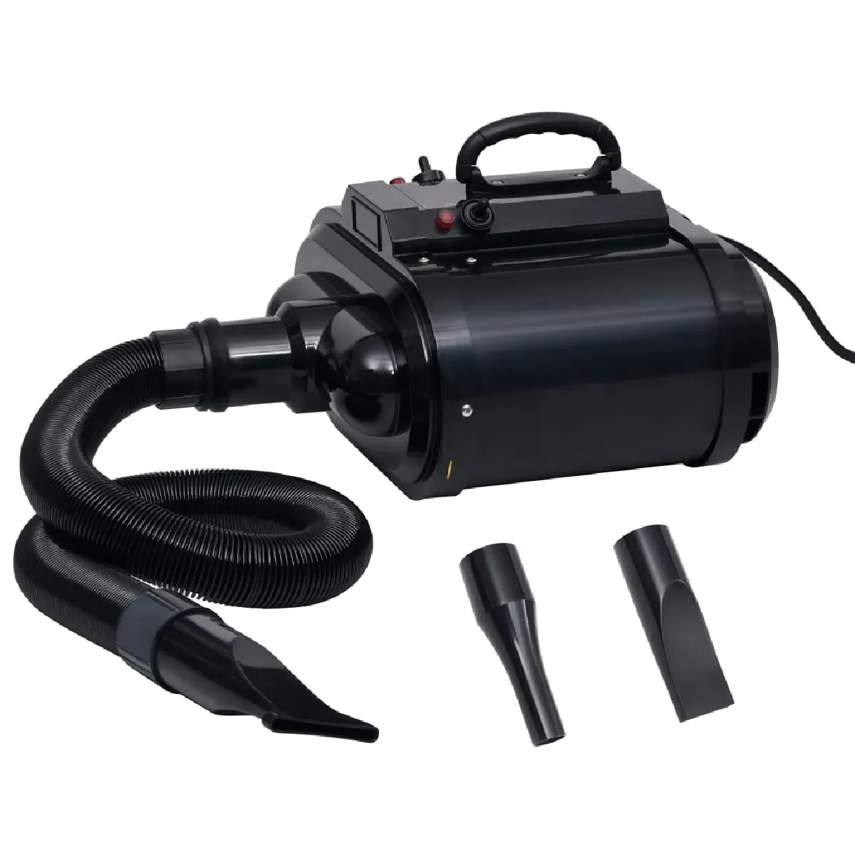 Vidaxl Noir Sèche Poils À Double Moteur Pour Animaux De Compagnie - Image 3