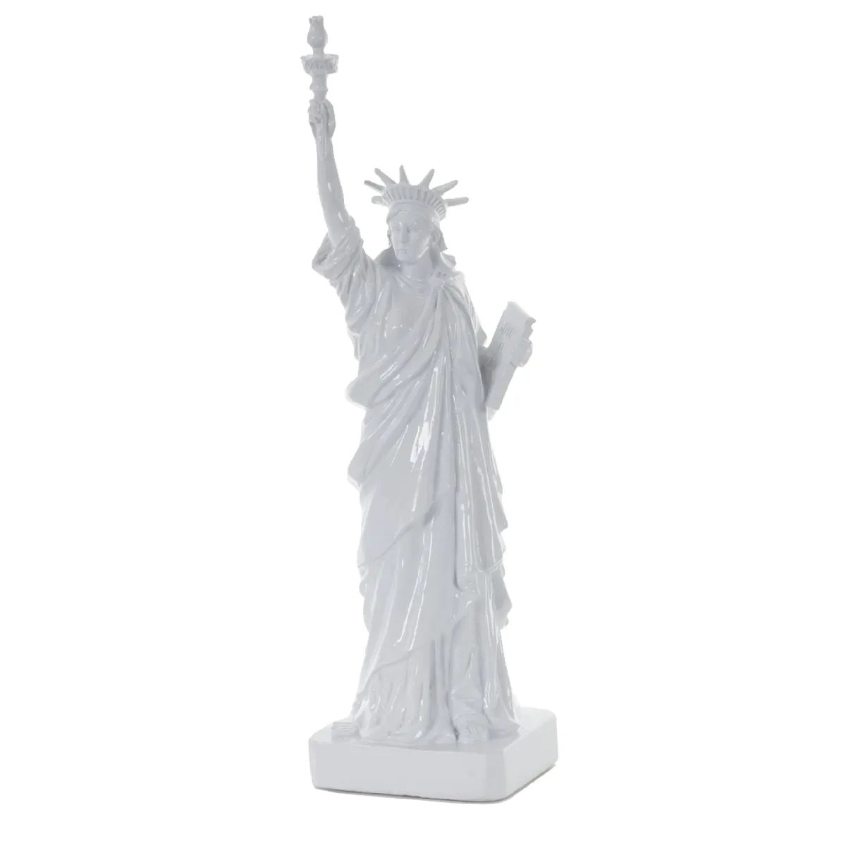Mendler Blanc Statue De La Liberté Déco Jardin